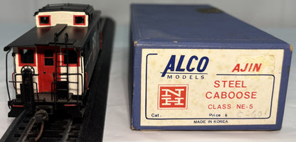 Alco Models Brass Ajin C-601 HO New Haven NE-5 Steel Caboose