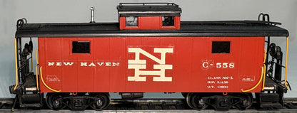 Alco Models X-123 HO New Haven NE-5 Caboose #C-588 Brass