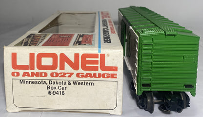 Lionel Modern 6-9416 Minnesota, Dakota & Western Box Car