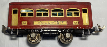 Lionel Pre War 629 Passenger Car Red