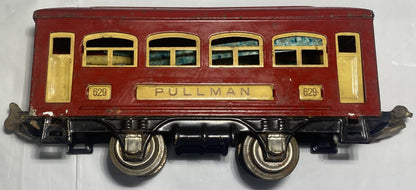 Lionel Pre War 629 Passenger Car Red
