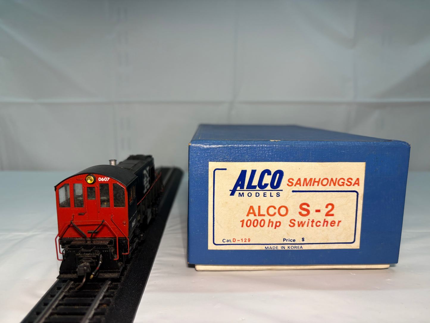Alco Models Brass D-129 HO S-2 1000HP New Haven Switcher