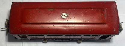 Lionel Pre War 629 Passenger Car Red