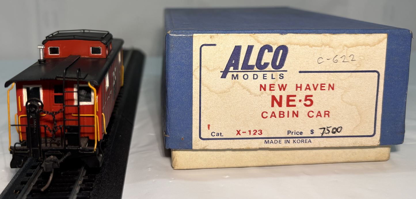 Alco Models Brass X-123 HO New Haven NE-5 Caboose #C-622