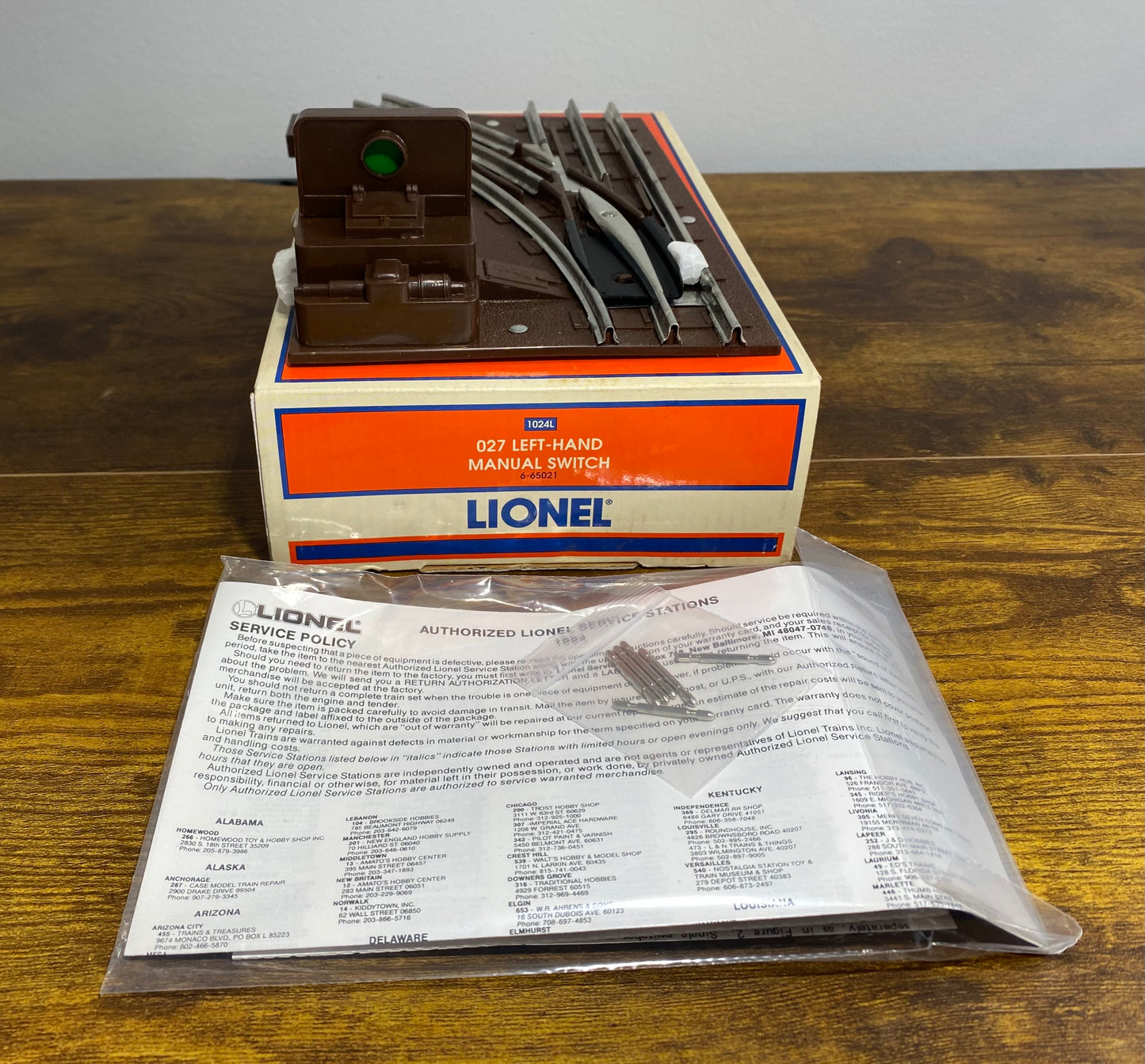 Lionel Modern 65021 Left Hand Manual Switch