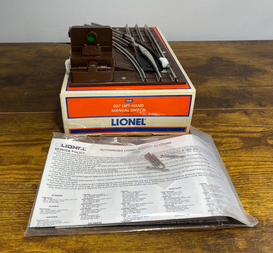 Lionel Modern 6-65021 Manual Switch, Left Hand