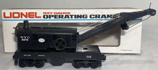 Lionel 6-6579 New York Central 4-Wheel Crane Car