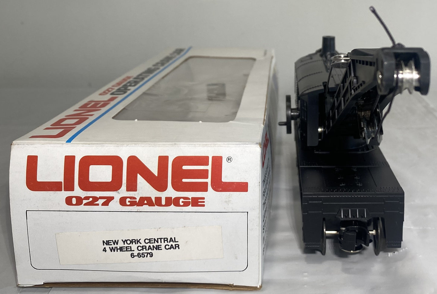 Lionel 6-6579 New York Central 4-Wheel Crane Car