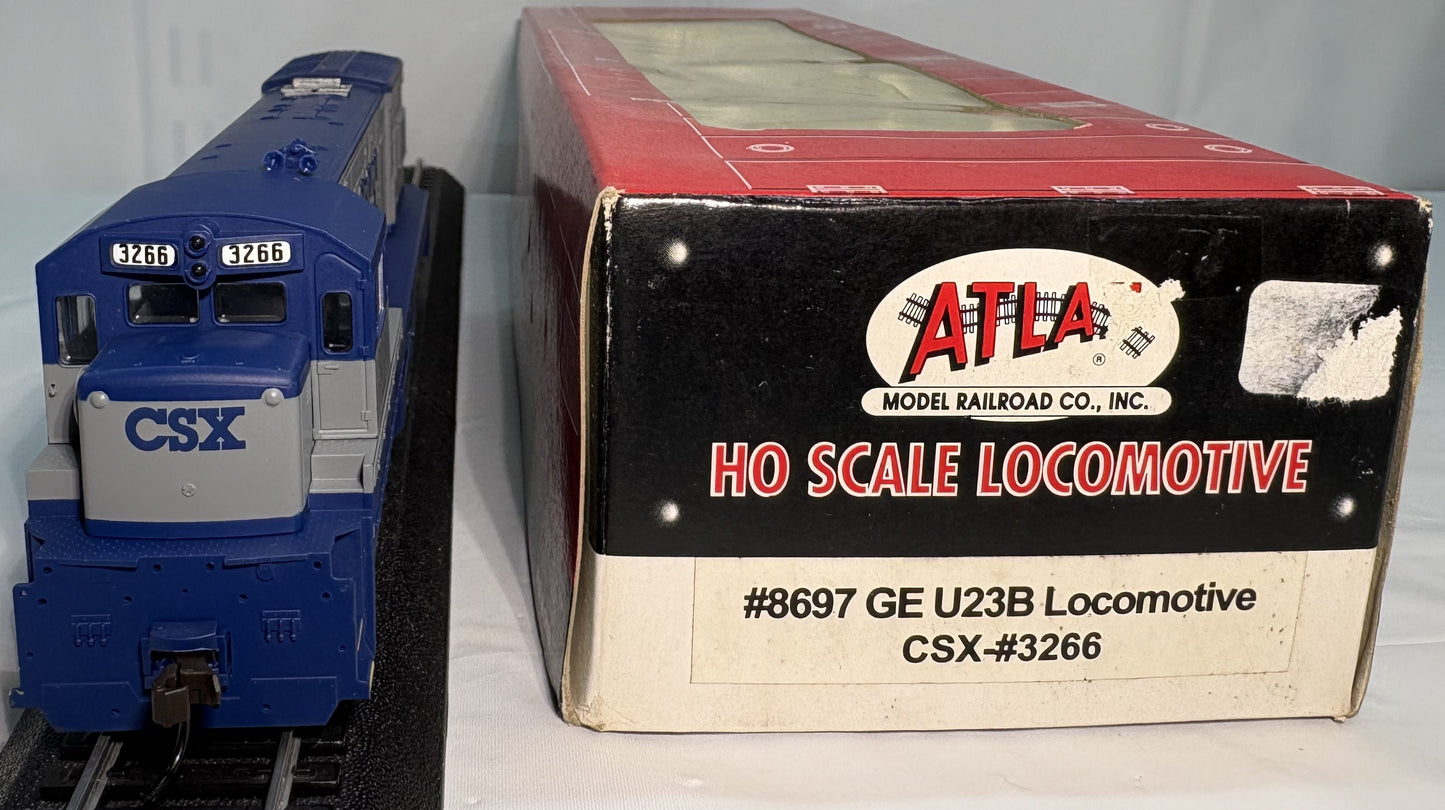 Atlas 8697 HO Scale GE U23B Diesel Locomotive CSX #3266 DCC Ready