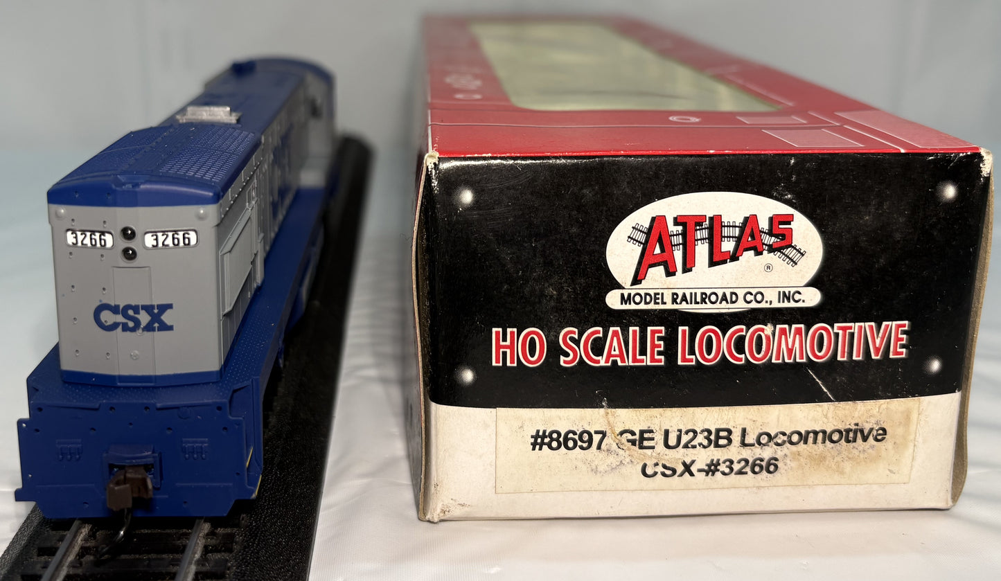 Atlas 8697 HO Scale GE U23B Diesel Locomotive CSX #3266 DCC Ready