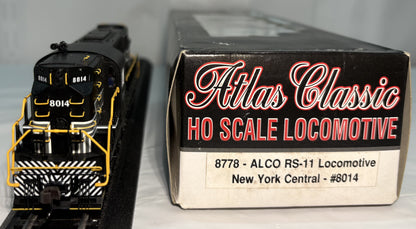 Atlas 8778 HO Scale New York Central Alco RS-11 Diesel Locomotive #8014