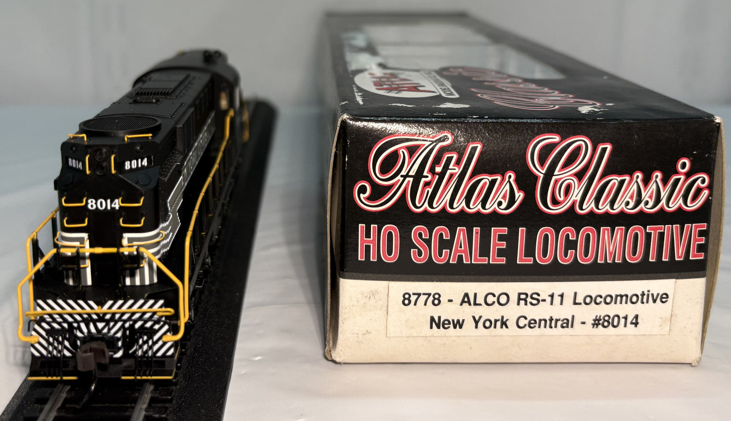 Atlas 8778 HO Scale New York Central Alco RS-11 Diesel Locomotive #8014