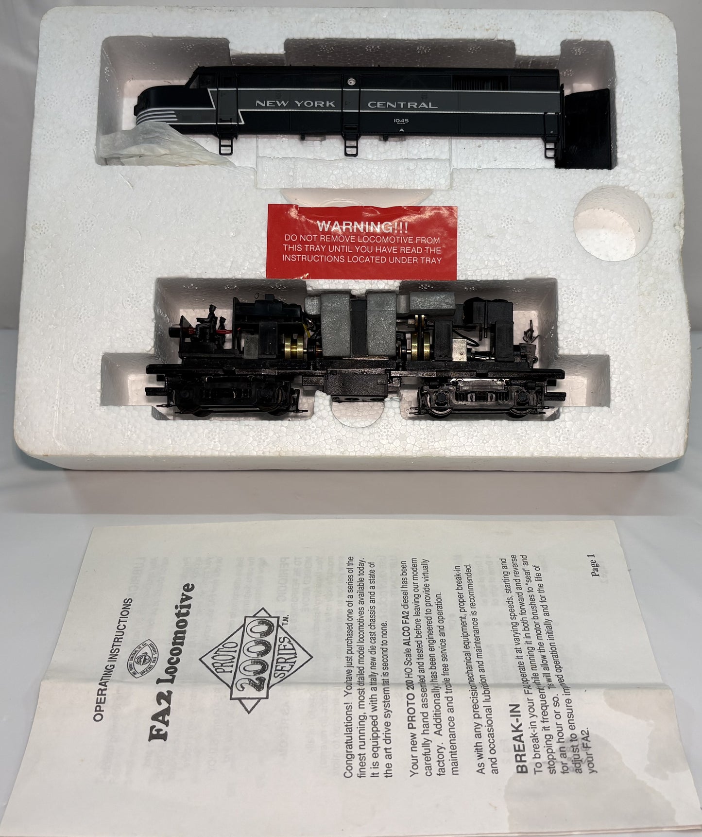 Proto 2000 8363 HO Scale New York Central FA2 Diesel Locomotive #1045