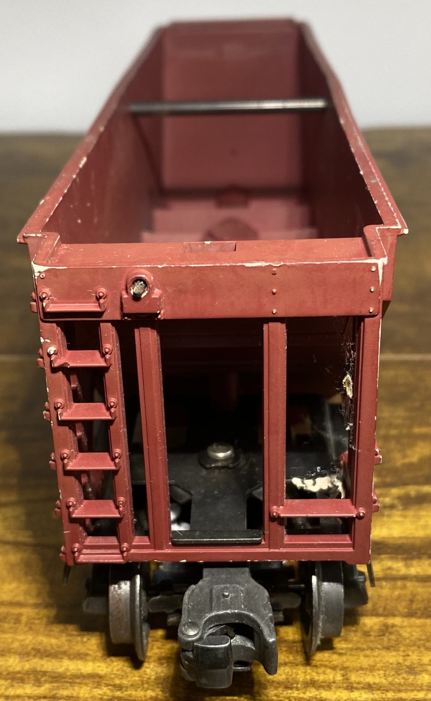 Lionel Post War 6436-25 Lehigh Valley Quad Hopper Red
