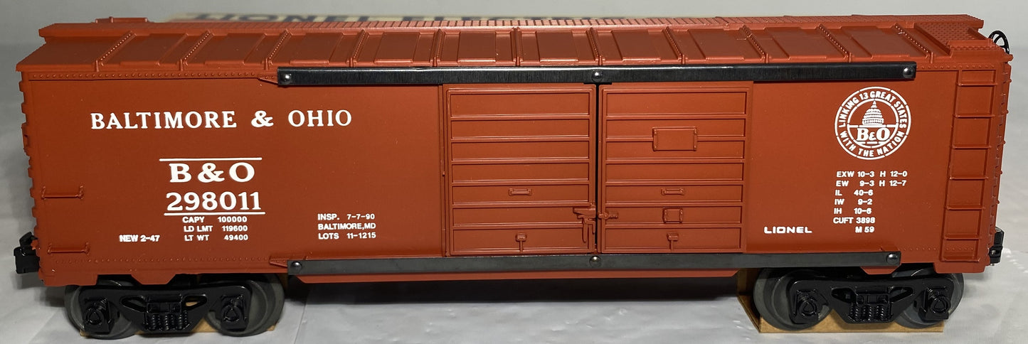Lionel Modern 6-17882 B&O Double Door Box Car