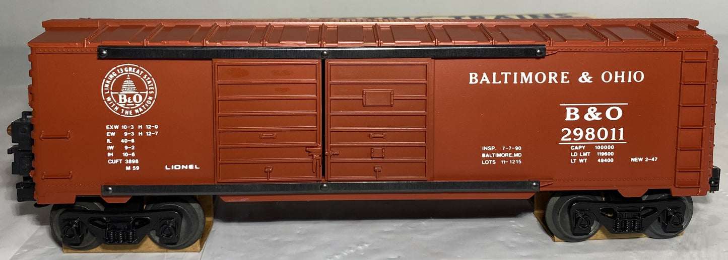 Lionel Modern 6-17882 B&O Double Door Box Car
