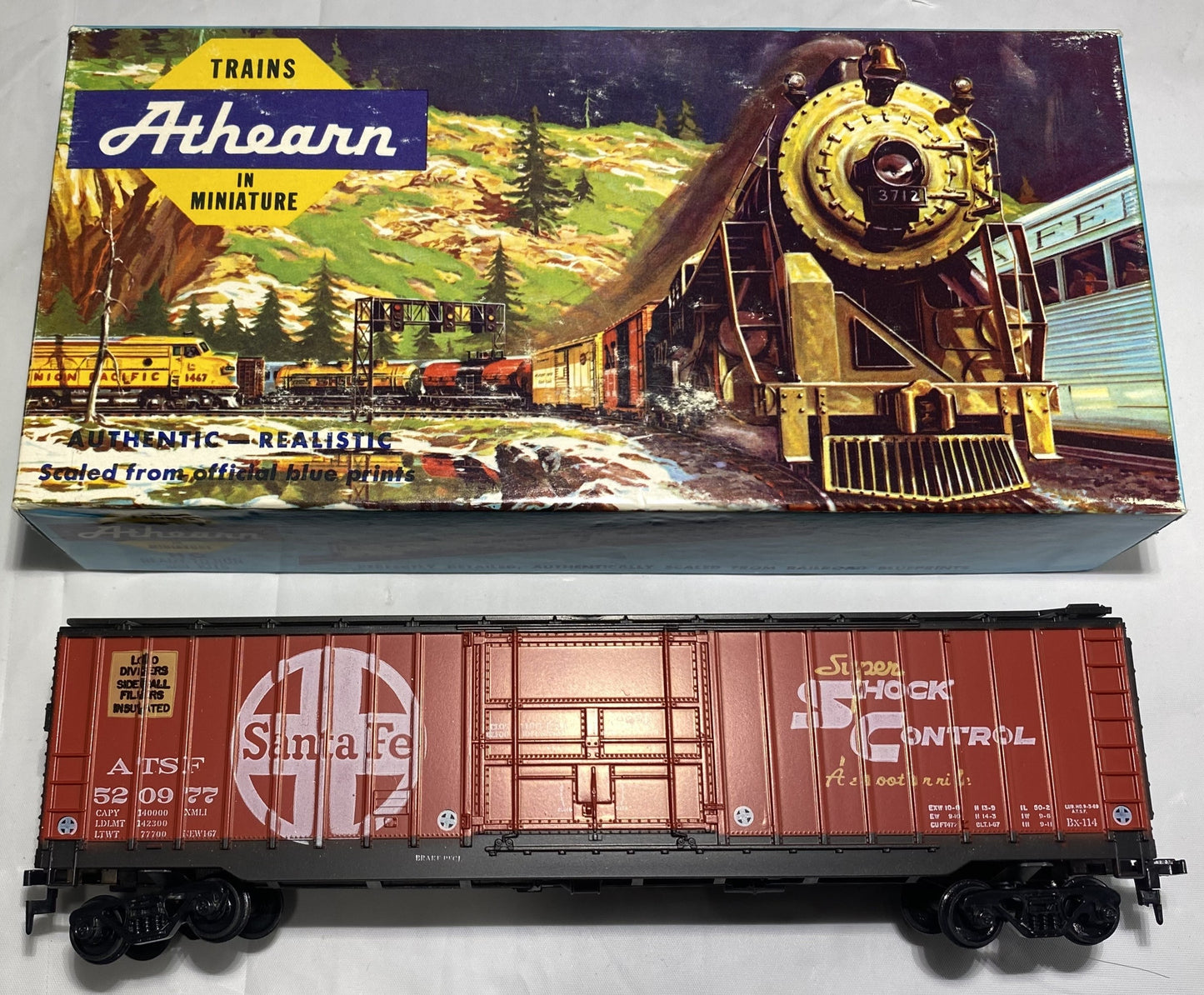 Athearn 1344 Santa Fe 50’ O.B, Box Car