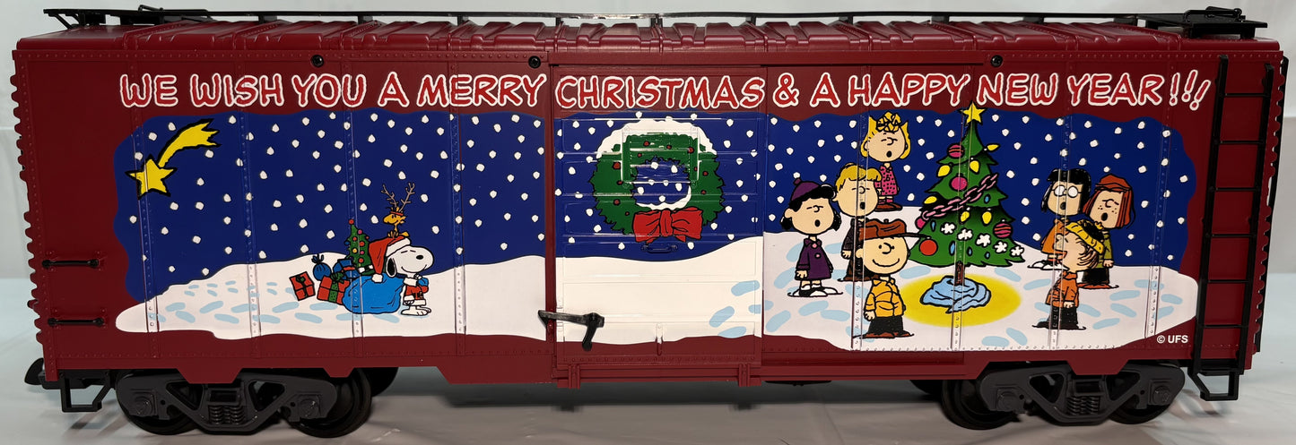 LGB 43916 G Gauge Peanuts Christmas Charlie Brown Box Car