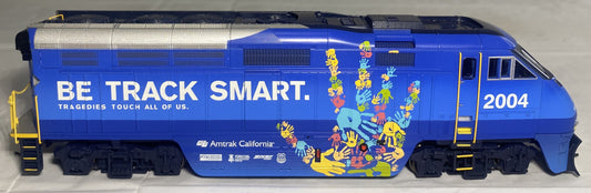 Athearn Amtrak California F59PHI #2004 "Be Track Smart" #25782