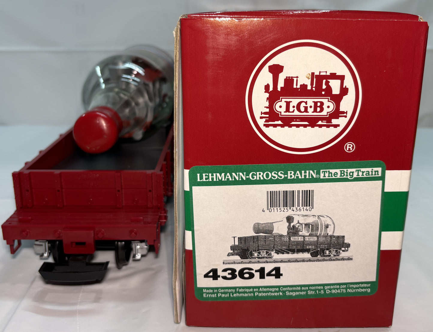 LGB 43614 G Gauge Train in a Bottle Freight Car