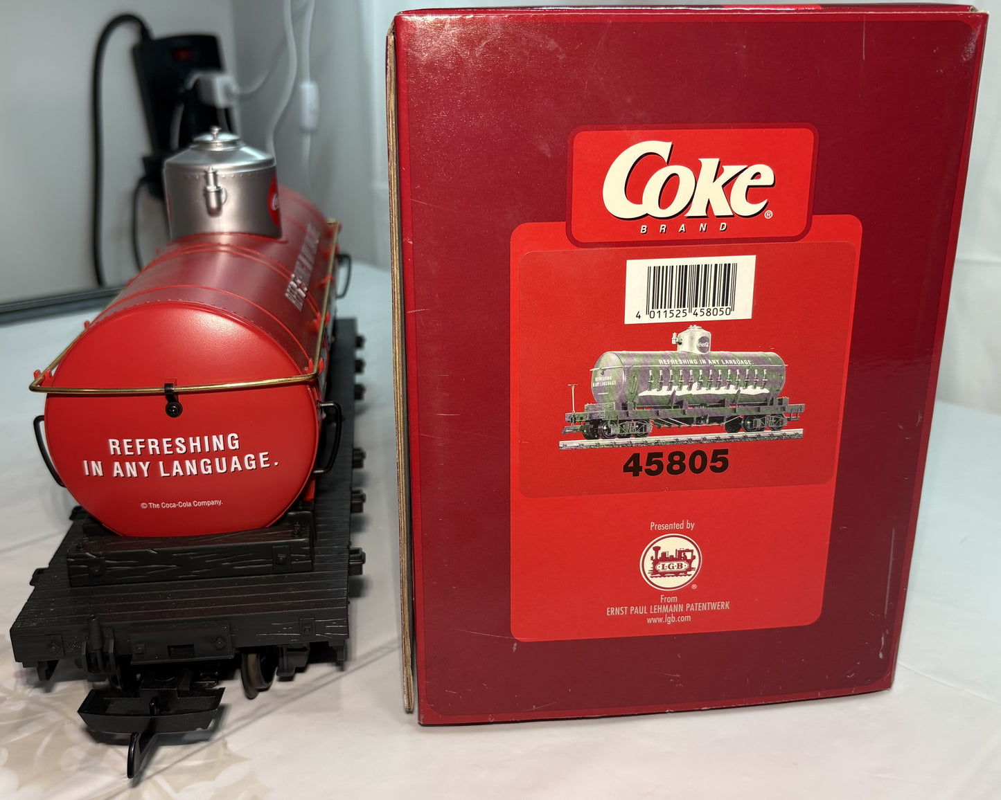 LGB 45805 G Gauge Coca-Cola® Tank Car