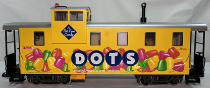 LGB 48710 G Gauge DOTS Candy Caboose (Metal Wheels)