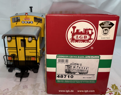 LGB 48710 G Gauge DOTS Candy Caboose (Metal Wheels)
