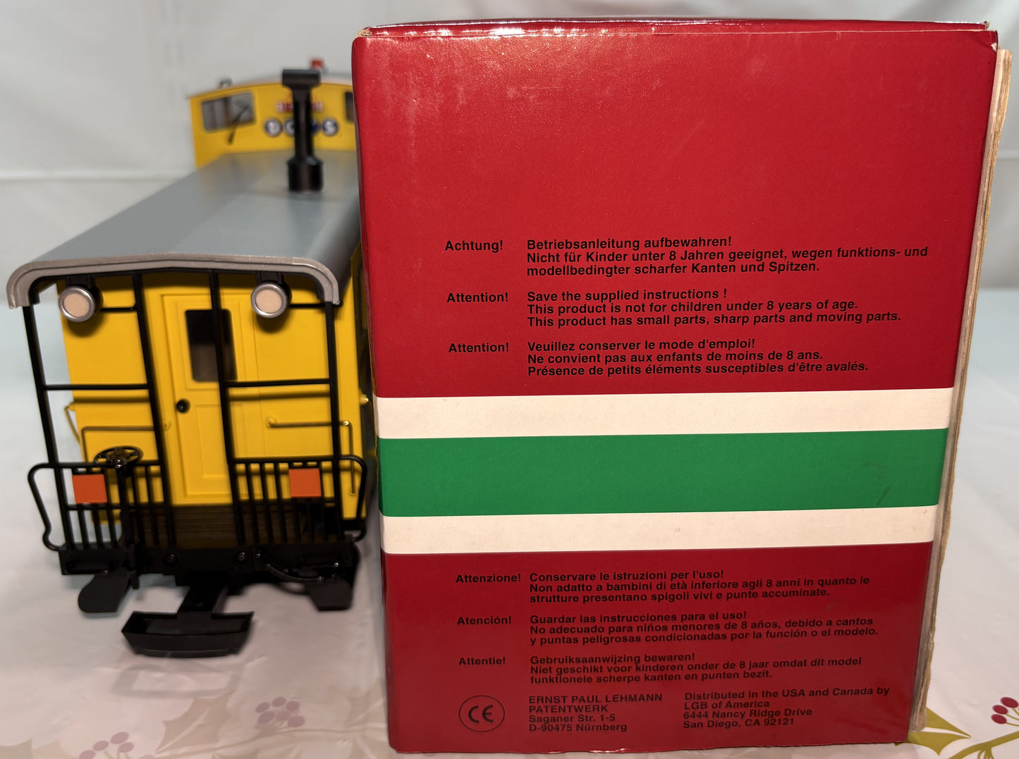 LGB 48710 G Gauge DOTS Candy Caboose (Metal Wheels)