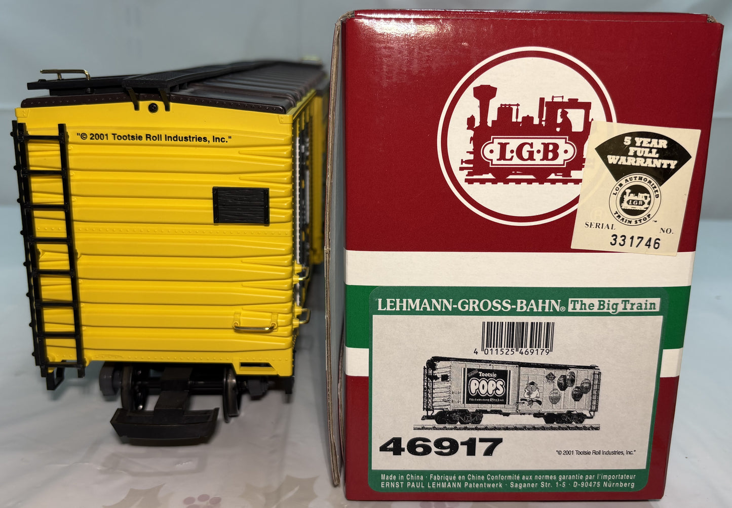 LGB 46917 G Gauge Tootsie Pop Boxcar