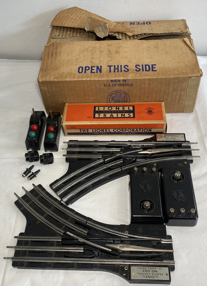 Lionel Post War 022 Remote Control O Gauge Switches, Pair C-7