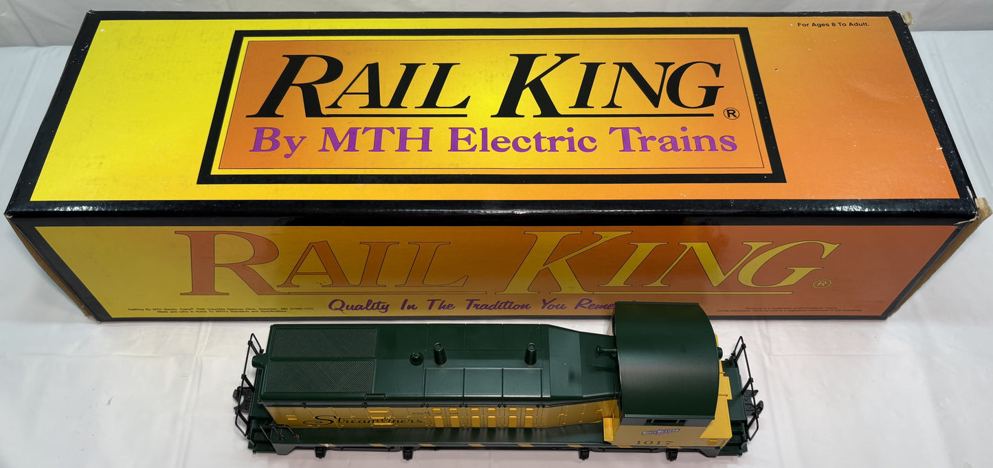 MTH 30-2139-0 O Scale Rail King Chicago & North Western NW-2 Switcher Diesel Engine 3 Rail Horn