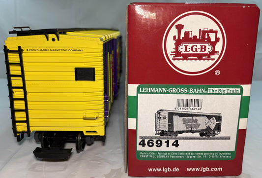 LGB 46914 G Gauge Sugar Daddy with Metal Wheels Boxcar