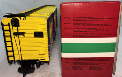 LGB 46914 G Gauge Sugar Daddy with Metal Wheels Boxcar