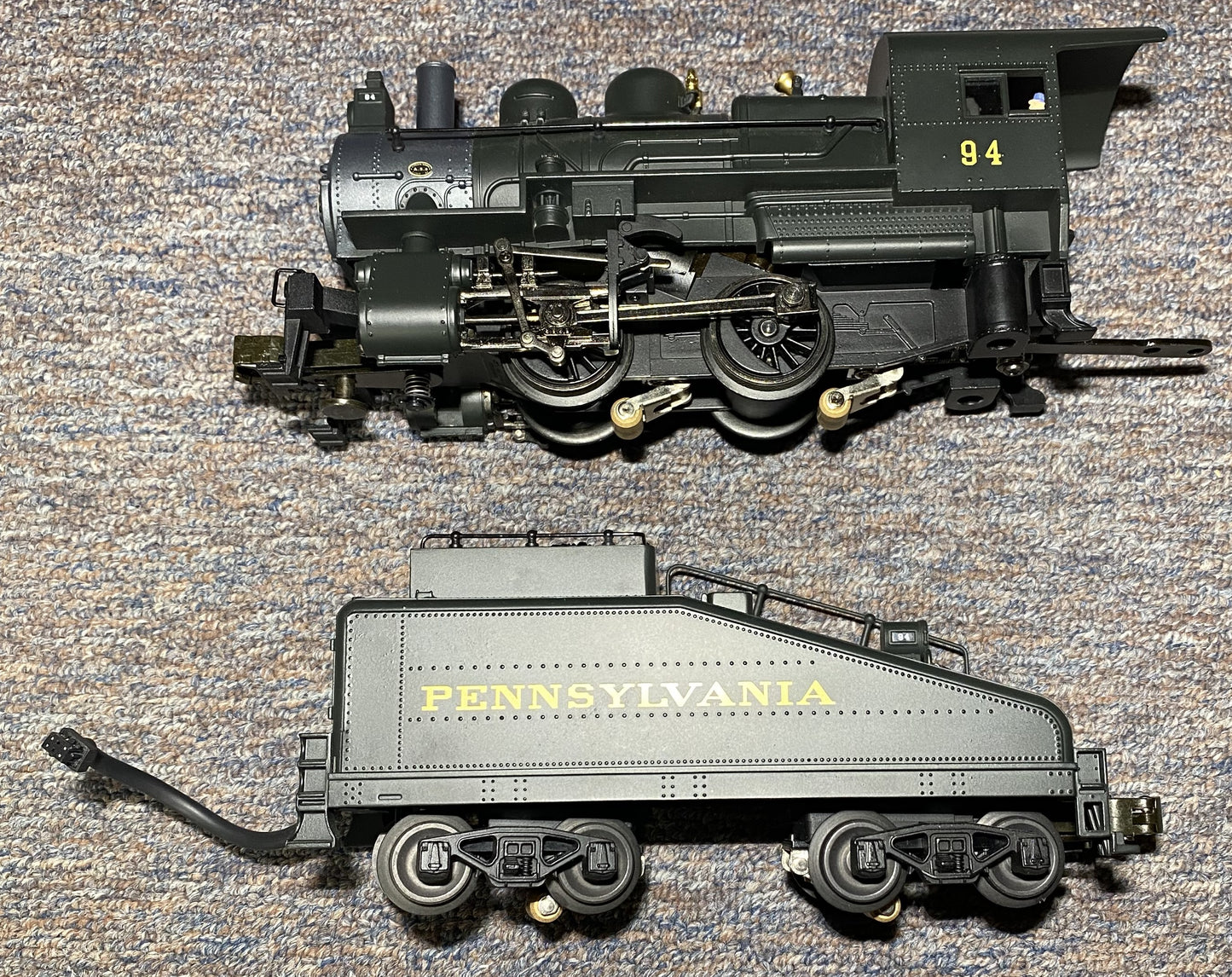 K-Line #k-380-0094w Pennsylvania A5 Steam Switcher #94