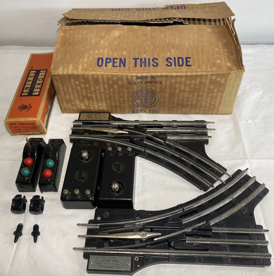 Lionel Post War 022 Remote Control O Gauge Switches, Pair C-7