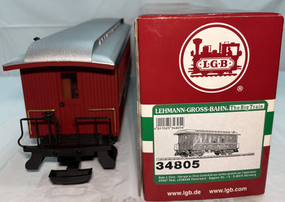 LGB 34805 G Gauge Christmas Old-Time Passenger Car