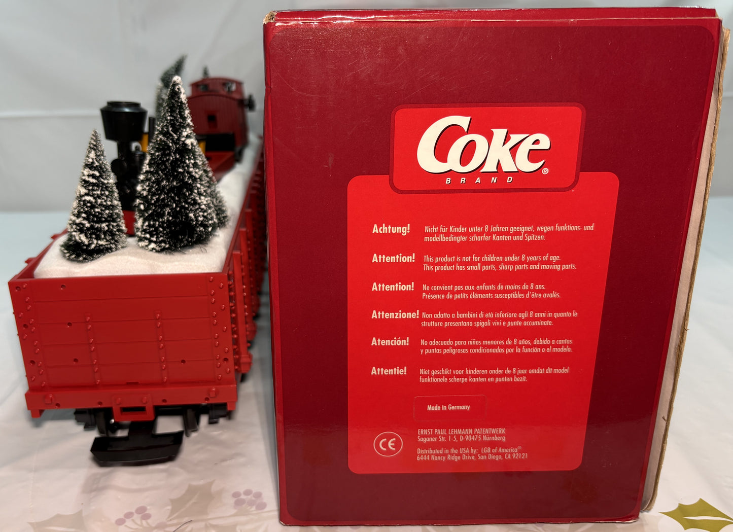LGB 45730 G Gauge Coca-Cola® Bear Car