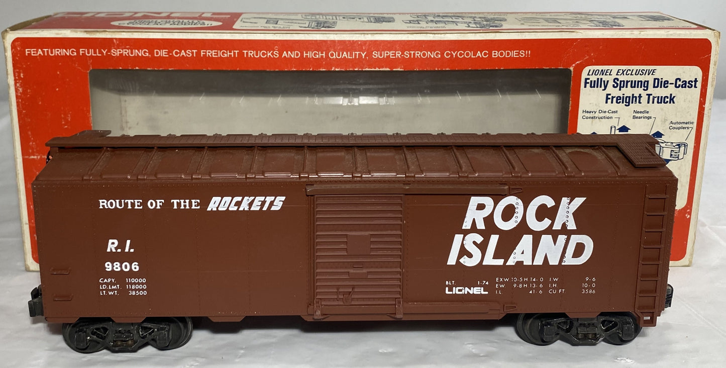 Lionel Modern 9806 Rock Island Box Car