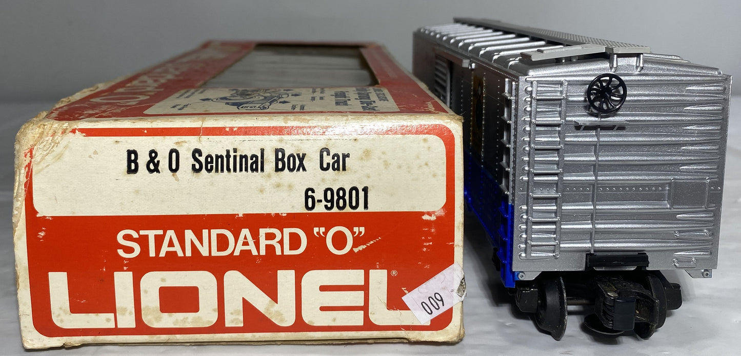 Lionel Modern 9801 B&O Sentinal Box Car