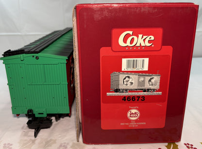 LGB 46673 G Gauge Coca-Cola 75th Anniversary Boxcar