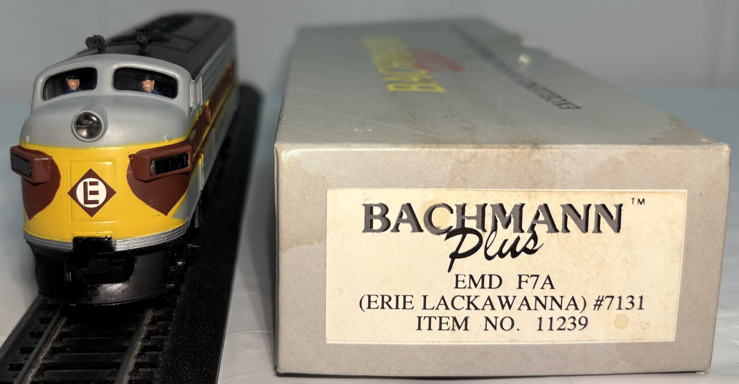 Bachmann Plus 11239 HO Scale Powered Erie Lackawanna EMD F7B #7131