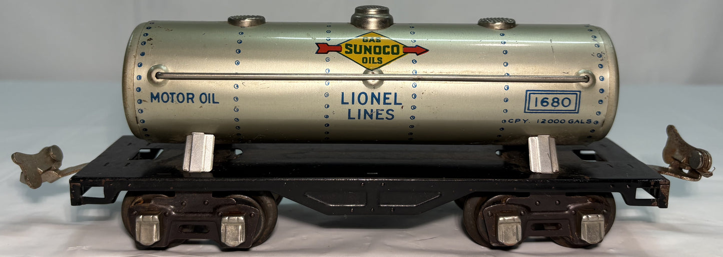 Lionel Pre War 1680 O Gauge Lionel Lines Tank Car