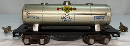 Lionel Pre War 1680 O Gauge Lionel Lines Tank Car