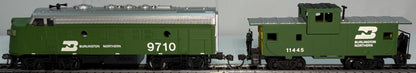 Bachmann 61600 HO Burlington Northern EMD F9 Diesel Loco & Caboose Set