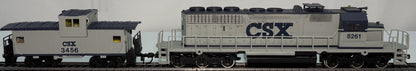 Bachmann 8261 HO CSX Locomotive and Caboose Combo Set