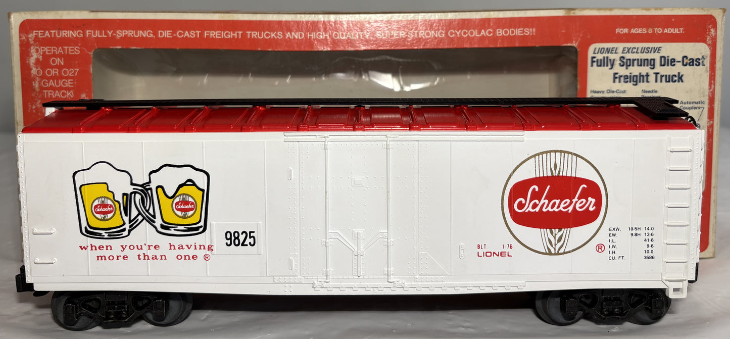Lionel Modern 9825 Shaefer Beer Reefer
