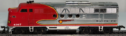 Bachmann 4367 HO F3 Santa Fe Diesel Locomotive #4367
