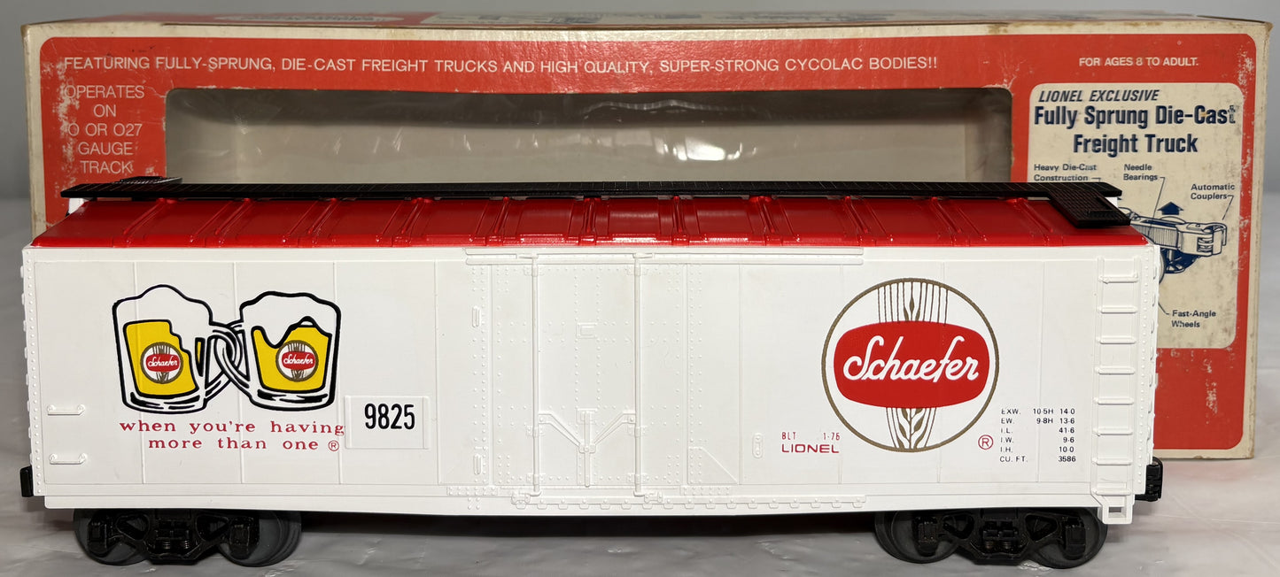 Lionel Modern 9825 Shaefer Beer Reefer
