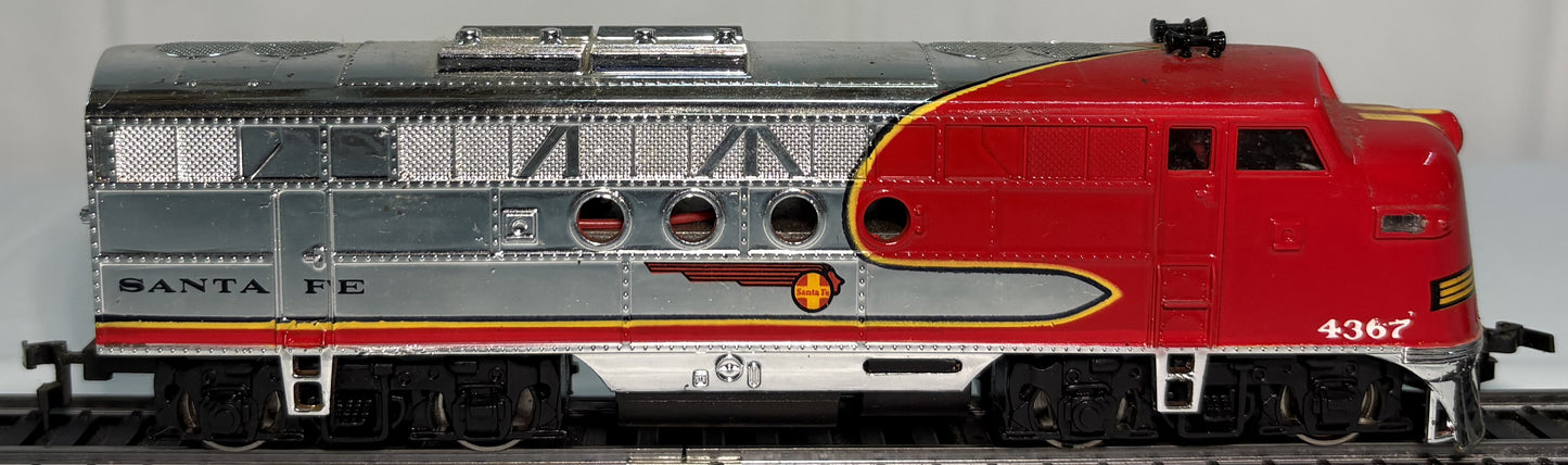Bachmann 4367 HO F3 Santa Fe Diesel Locomotive #4367