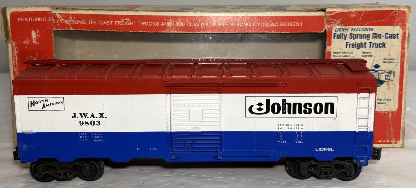 Lionel Modern 9803 Johnson Box Car